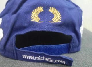 Gorra Podium Michelin Azul y Dorada