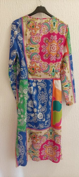 Abito foulard fantasia