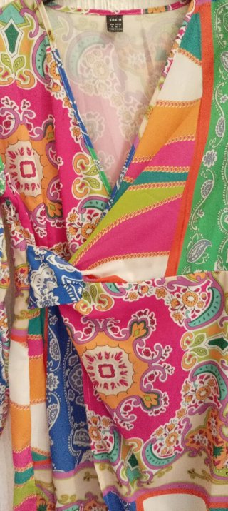 Abito foulard fantasia