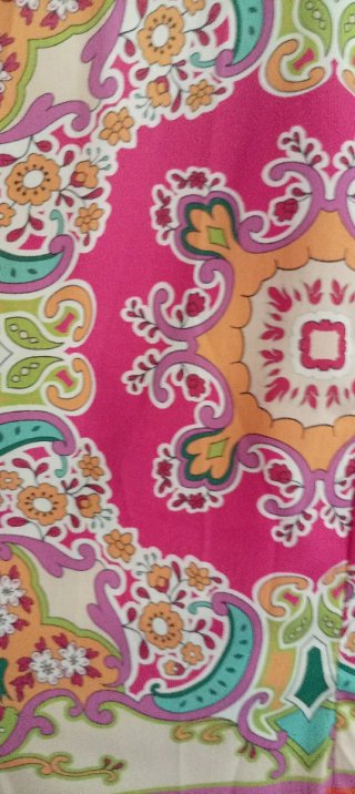 Abito foulard fantasia