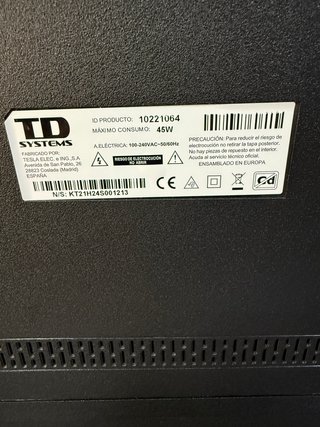 Televisión TD System Smart TV 24