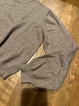 Camisa manga larga marrón talla m nueva