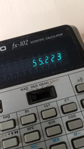 Calculadora Científica Casio fx-102