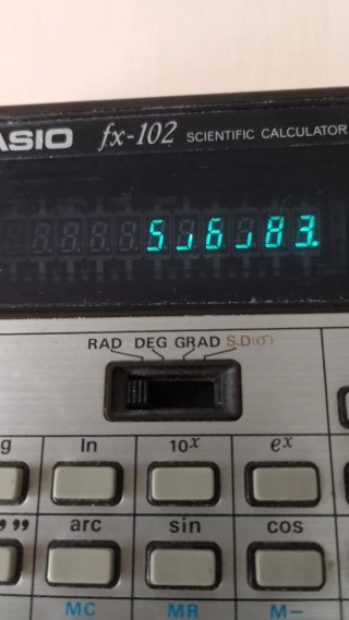 Calculadora Científica Casio fx-102