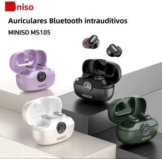 Auriculares Bluetooth 6.0, diseño tipo botón