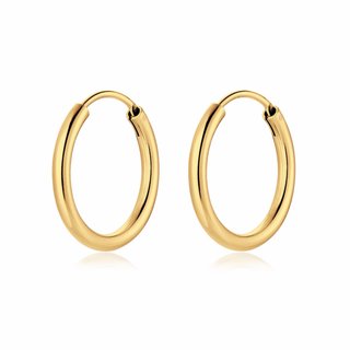 Pendientes Aro Oro 18K Mujer