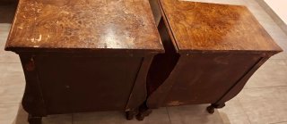 Coppia comodini classici da restaurare