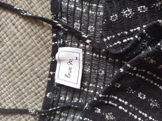 Vestido midi étnico estampado