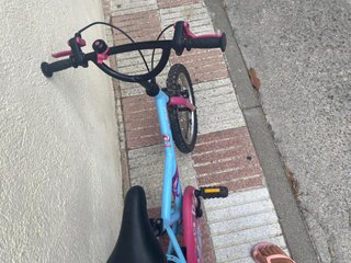 Bicicleta infantil BTWIN azul y rosa