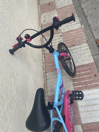 Bicicleta infantil BTWIN azul y rosa