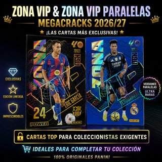 Cartas Megacracks 26/27 Zona VIP y Paralelas