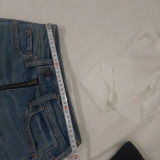 Lote Ropa: Short, Top Blanco y Negro