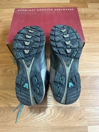 Botas Trekking Hi-Tec V-Lite Gris Turquesa