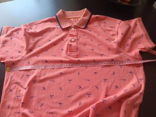 Polo Easy Wear Rosa Estampado