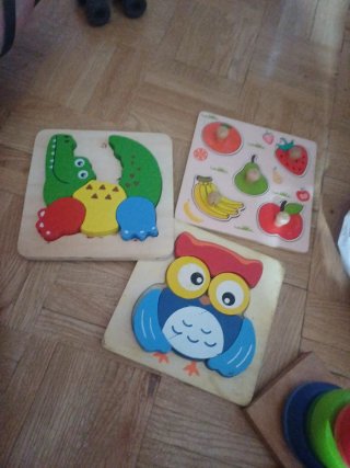 Puzzles de madera infantiles