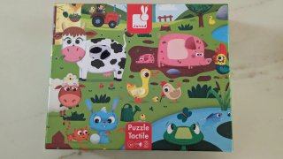 Puzzle Táctil Janod Granja Infantil
