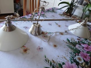 Lámpara colgante de 2 luces