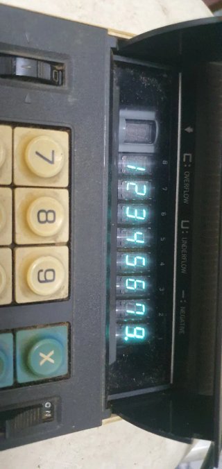Calculadora Busicom Exec 80-DA.funciona