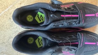 Zapatillas Ciclismo Spiuk Talla 38 BOA Negra/Rosa
