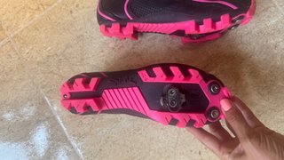 Zapatillas Ciclismo Spiuk Talla 38 BOA Negra/Rosa
