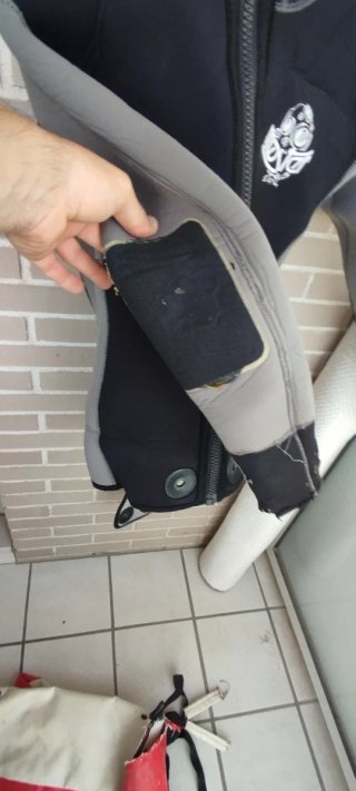Traje neopreno 7mm 2 piezas . Talla 3/M