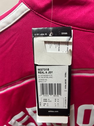 Camiseta Real Madrid Rosa 2014-15 Adidas Talla M
