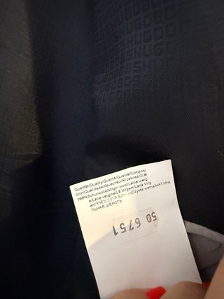 Chaqueta Hugo Boss Negra