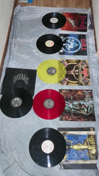 Lote 18 vinilos: Death Metal 90s y Rock 70s, 80s