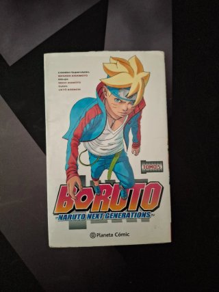 Set de 5 tomos de boruto (5 primeros)