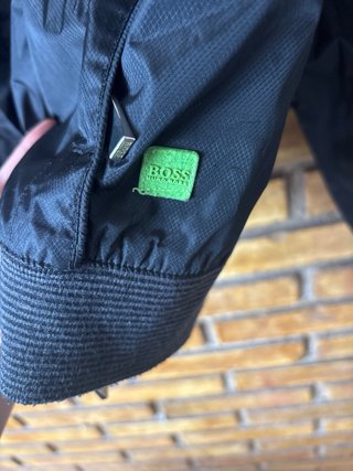 Chaqueta BOSS Negra y Verde Hombre