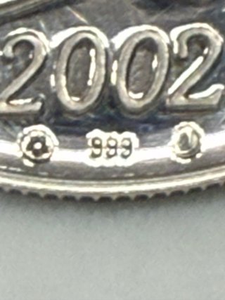 Moneda 1 oz Plata Pura 999 Euro 2002