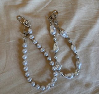 Colgantes de móvil con perlas