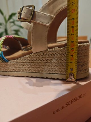 Alpargatas cuña Senda multicolor Talla 37