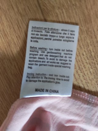 Camiseta rosa Talla M