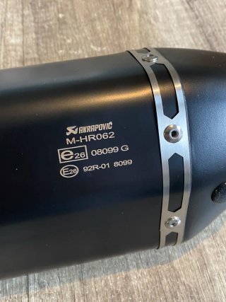 Tubo Escape Slip-On Honda X-ADV y Forza 750 Negro