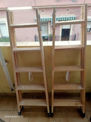 2 Escaleras Madera Pladuristas