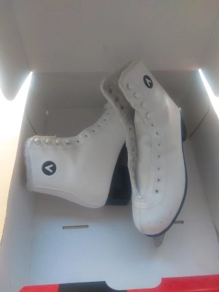 Patines de Hielo Blancos talla 39