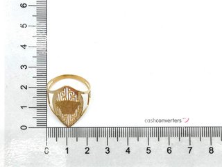 anillo oro 18k con piedra con circonita