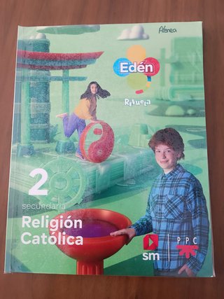 Libro Religión Católica. 2 Secundaria Edén Revuela