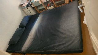 Sofá Cama Ikea vaquero + 2 Cojines