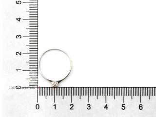 sortija oro 18k con piedra con diamante