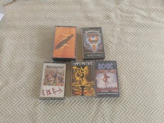 Lote 5 Cintas Cassette Rock/Metal/Punk