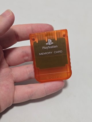memory card ps1 naranja Sony - memoria play1