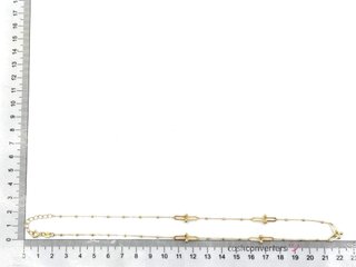 gargantilla oro 18k 22cm
