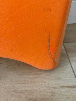 Tabla de surf naranja para niños
