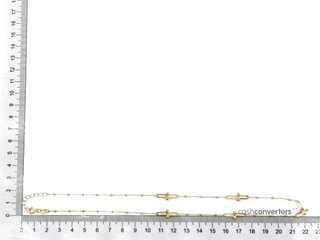 gargantilla oro 18k 22cm