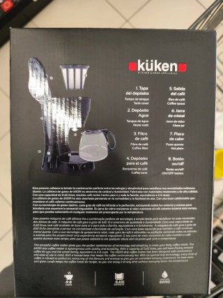 Cafetera Küken Goteo 4-6 Tazas 0.65L