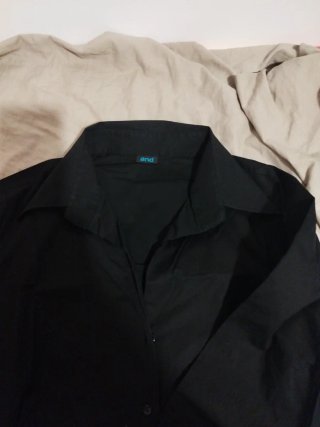 Camicia donna nera AND