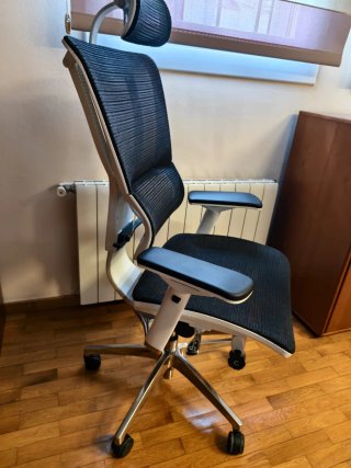 Silla de oficina ergonómica con ruedas