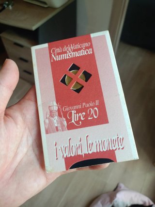Moneda 20 Liras Vaticano Juan Pablo II